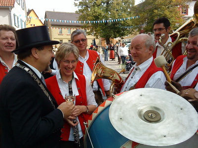 Kerwa in Markt Einersheim mit den "Altmannshuser Musikanten"